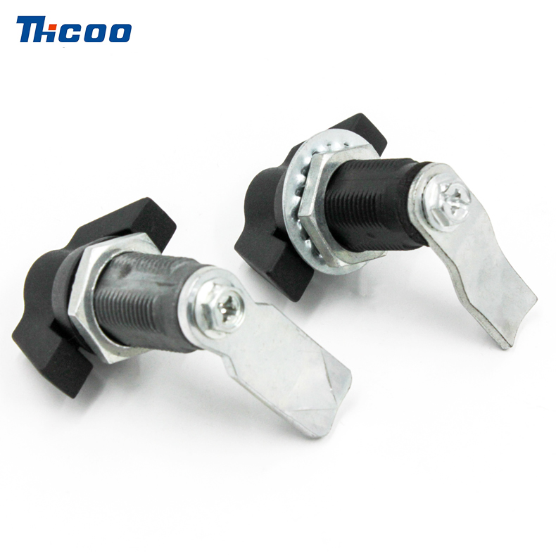 نوع المقبض Cam Lock ، أسود ، مع قفل Core-A6091-1111