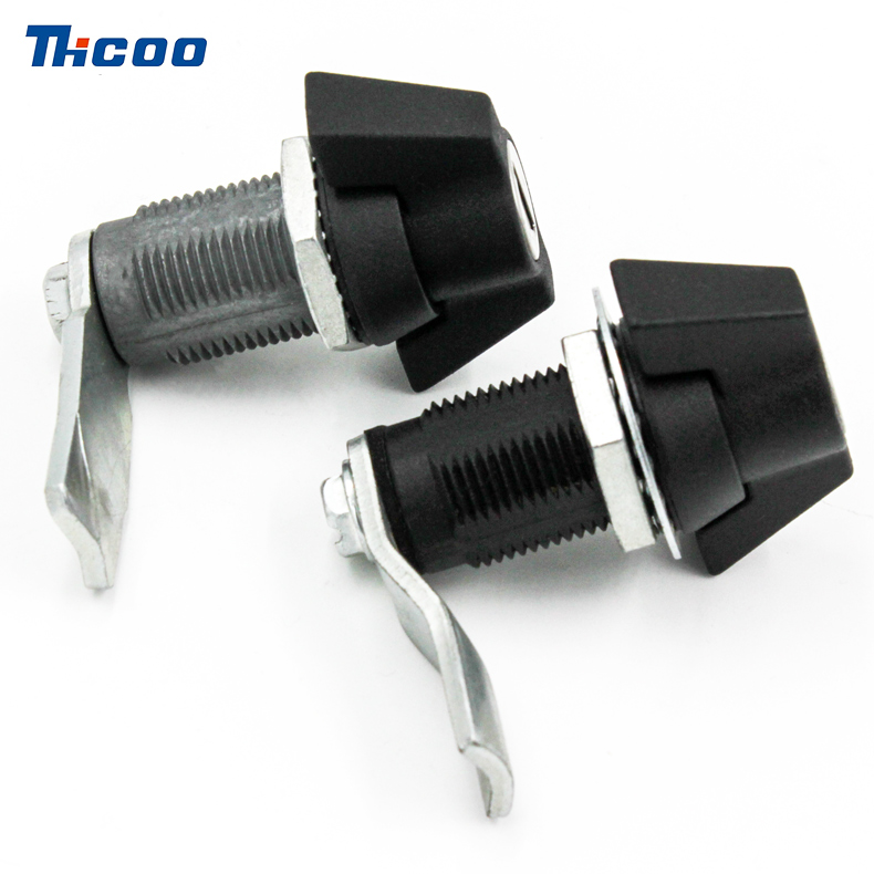 نوع المقبض Cam Lock ، أسود ، مع قفل Core-A6091-1111