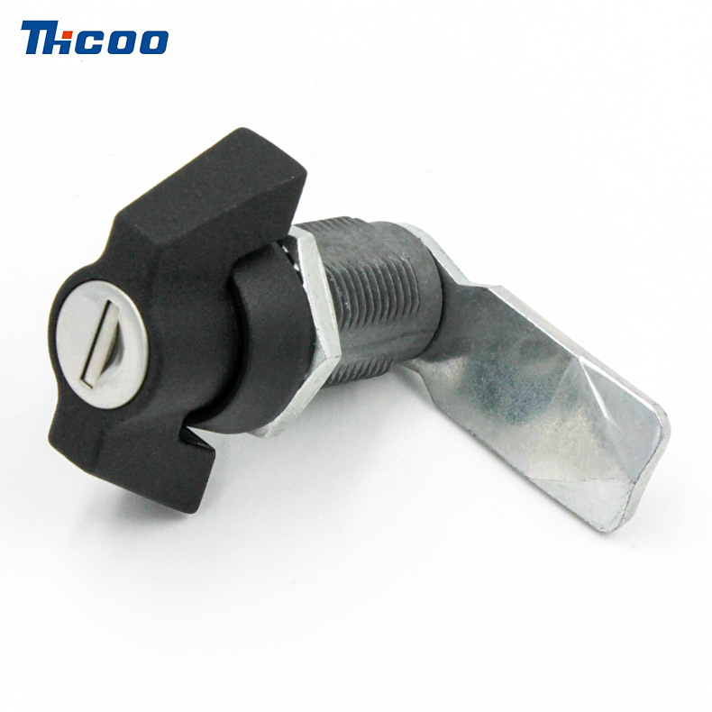 نوع المقبض Cam Lock ، أسود ، مع قفل Core-A6091-1111