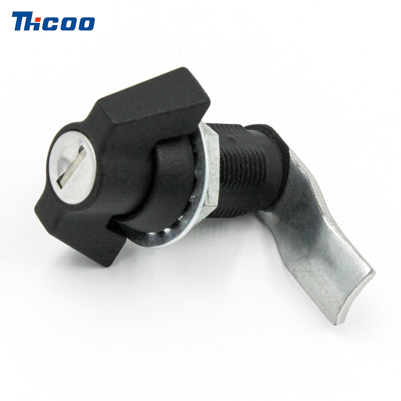 نوع المقبض Cam Lock ، أسود ، مع قفل Core-A6091-1111